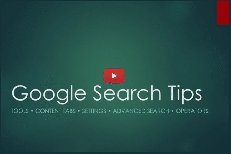 Google Search Tips